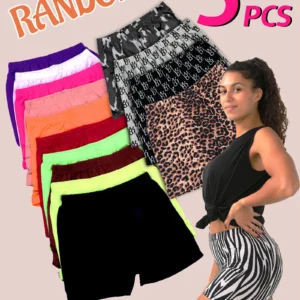 5colors Women Summer Biker Shorts, Lady Stretchy Short