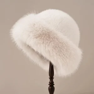 Plush Fur Fluffy Warm Thick Hat Mongolian Caps