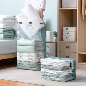 1pc No Need Pump Vacuum Bags Large Plastic Storage