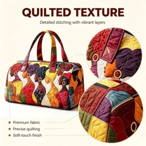 Foldable Quilted Duffle Bag