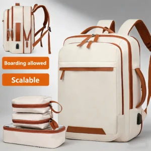 Large-Capacity Expandable Computer Backpack